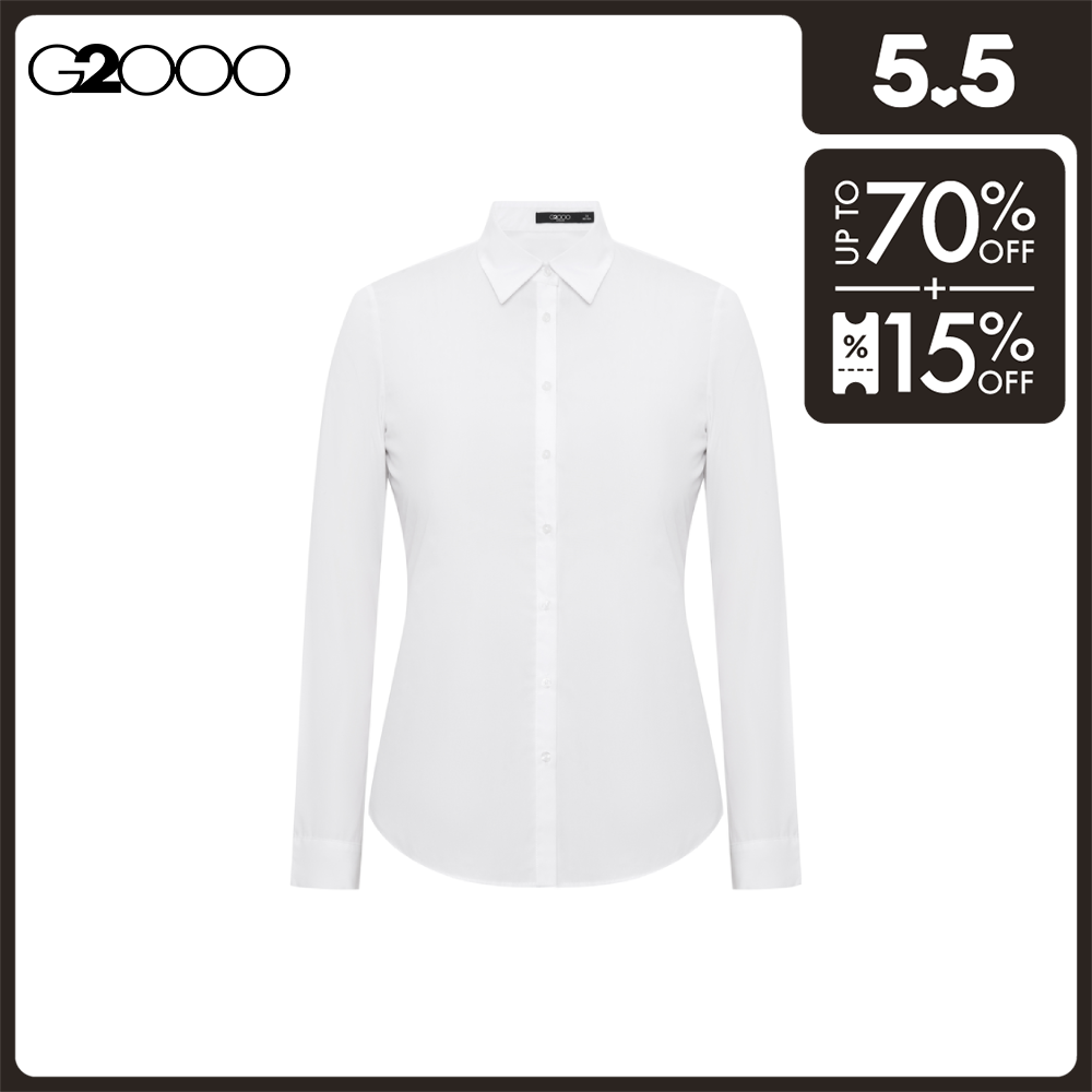 G2000 Women Basic Poplin Long Sleeve Shirt